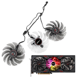 Original FDC10H12S9-C RX 6800 XT Taichi Gaming FAN，For ASRock Radeon RX  6800 XT Taichi Gaming Video card cooling fan - AliExpress