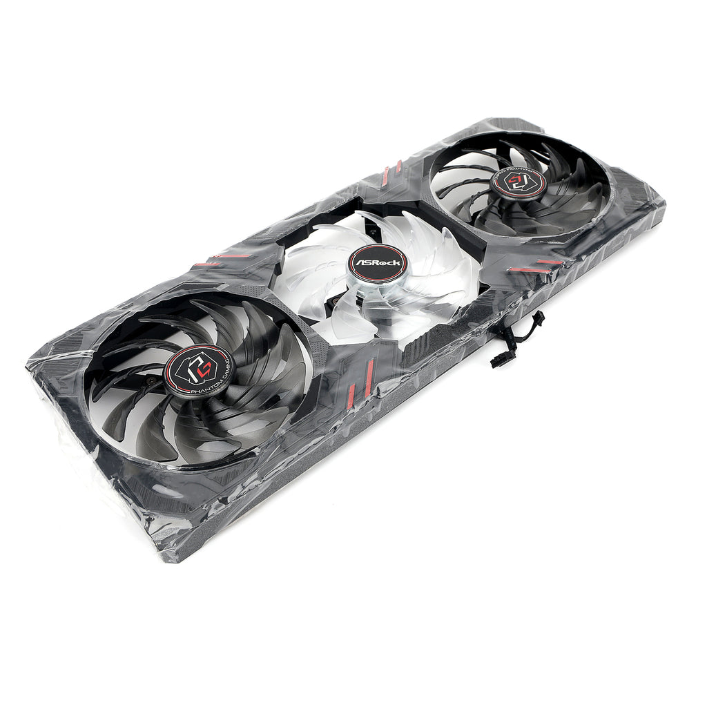 New Cooling Fan Case Replacement For Asrock AMD Radeon RX 6600 XT Phantom Gaming D 8GB OC Cooler Fan with Shell