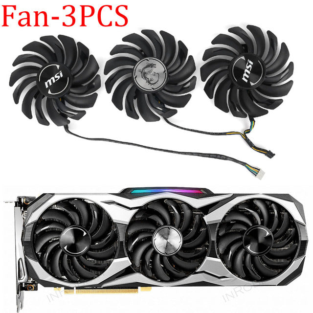 Original 87MM PLD09210B12HH Video Card Fan For MSI GeForce RTX 2080 2070 2080 Ti DUKE Graphics Card Replacement Cooling Fan
