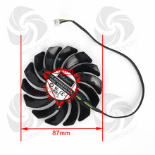 Cargar imagen en el visor de la galería, Original 87MM PLD09210B12HH Video Card Fan For MSI GeForce RTX 2080 2070 2080 Ti DUKE Graphics Card Replacement Cooling Fan