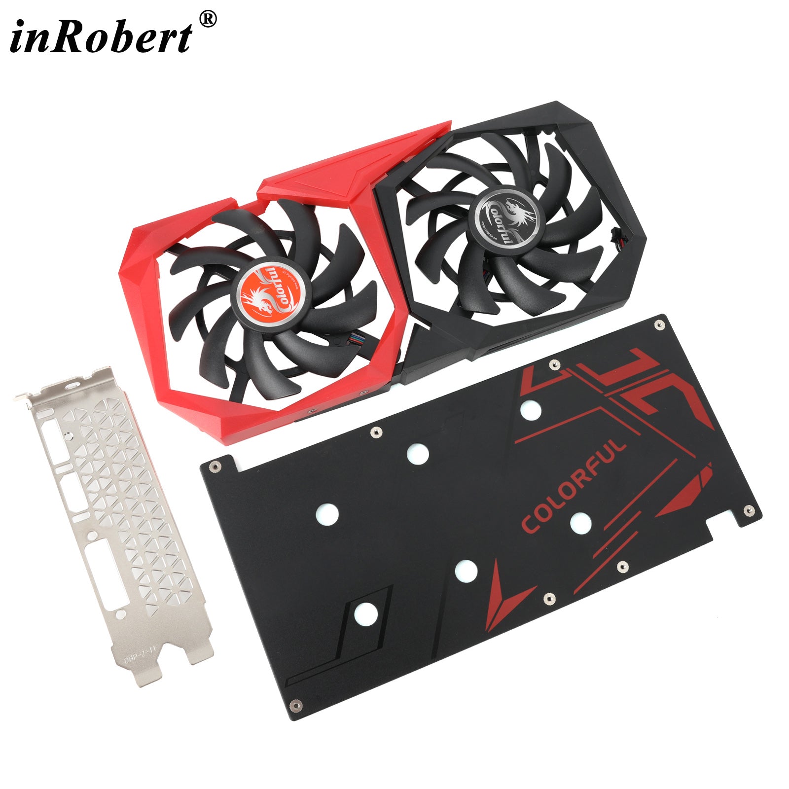 RTX2060 GPU Cooling Fan Shell Full Height Profile Bracket