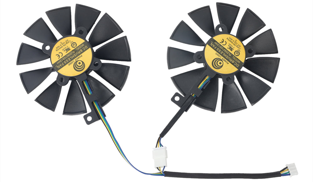 87MM PLD09210S12HH  Video Card Fan For ASUS GTX 1060 1070 RX 480 Dual RX57 Expedition Graphics Card Replacement Cooling Fan