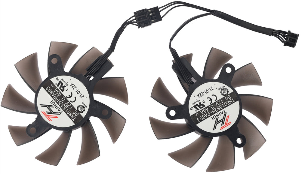 75MM TH8015S2H-PAB03 GTX1650 GTX1630 Video Card Fan For PNY GTX 1650 1630 Dual Fan Graphics Card Replacement Cooling Fan