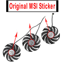 Load image into Gallery viewer, 95MM PLD10010S12HH Video Card Fan for MSI GeForce RTX 3070 3080 3090 3080 Ti 3090 Ti 3070 Ti SUPRIM X Graphics Card Cooling Fan