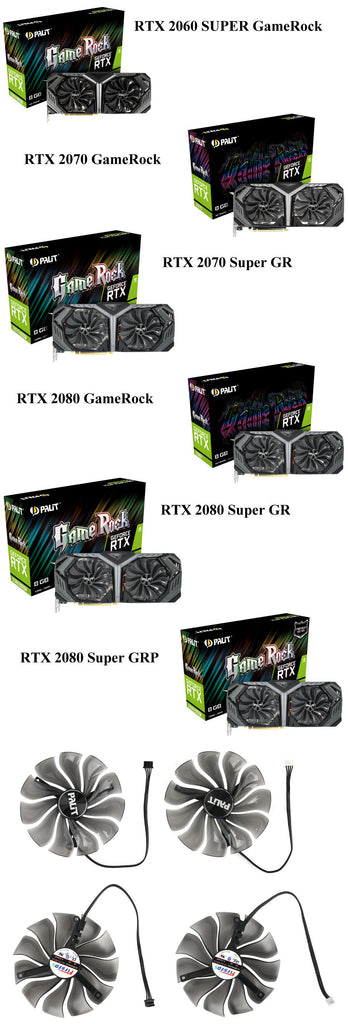 95MM FD10015H12S Graphics Card Cooling Fan RTX2080 For Palit RTX 2060 2070 2080 Super GameRock JetStream Video Card Fan Cooler