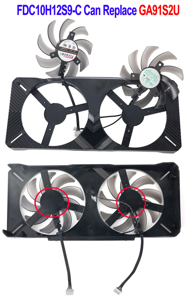 85mm FDC10H12S9-C 12V Graphics Card Cooler Fan For Palit GTX 1660 Ti Super RTX 2060 2070 RTX2060 Dual OC Video Card Cooling
