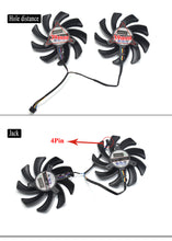 Load image into Gallery viewer, 85MM FDC10H12S9-C 0.35AMP 4Pin Cooling Fan Replacement For XFX RX 470 470D 480 460 RX480 RX380X R9 270A Graphics Card Cooling