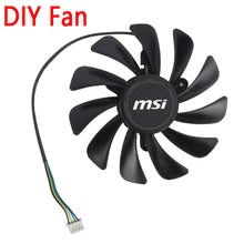 Cargar imagen en el visor de la galería, New 95MM XY-D10015SH Cooler Fan Replacement For MSI GeForce RTX 3060 Ti 3050 AERO Graphics Video Card Cooling Fans