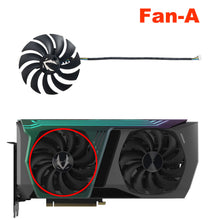 Load image into Gallery viewer, 100MM GAA8S2U For Zotac Gaming RTX 3070 AMP Holo LHR Graphics Card Fan 12V 0.45A RTX3070 GPU Cooling Fan