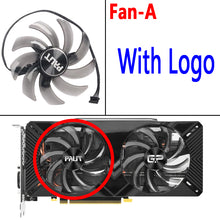 Load image into Gallery viewer, GA91S2U 85mm Cooler Fan Replacement For PALiT PNY GTX 1660 TI Super RTX 2060 2070 RTX2060 Dual Graphics Video Card Cooling