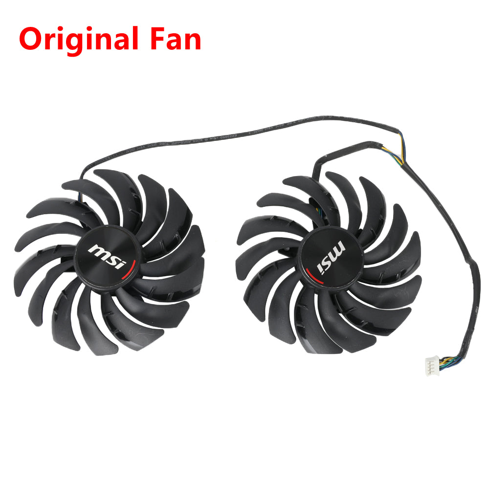 Original 95MM PLD10010S12H 12V 0.40A Video Card Fan For MSI Radeon RX 5700 5600 XT GAMING X Cooling Graphics Fan