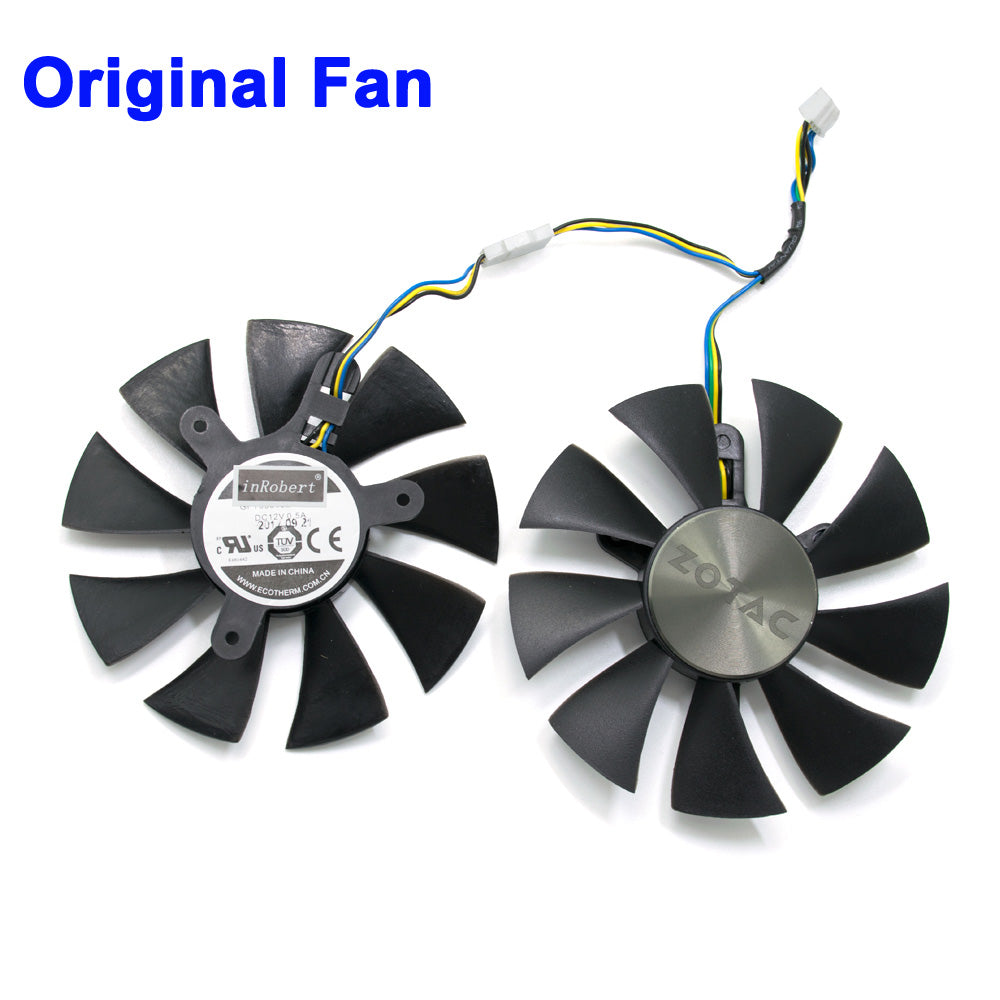 85mm GFY09010E12SPA 4Pin Cooler Fan Replace For ZOTAC Geforce GTX