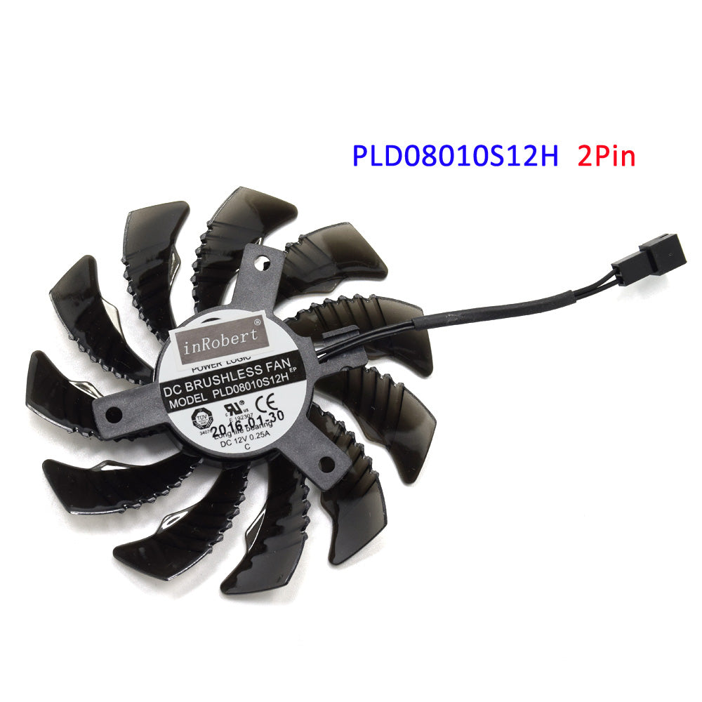 75MM T128010SM PLD08010S12H 3pin GTX 970 Cooler Fan for Gigabyte GV-N970WF3OC-4GD GTX970 Graphics Video Card Cooling Fan