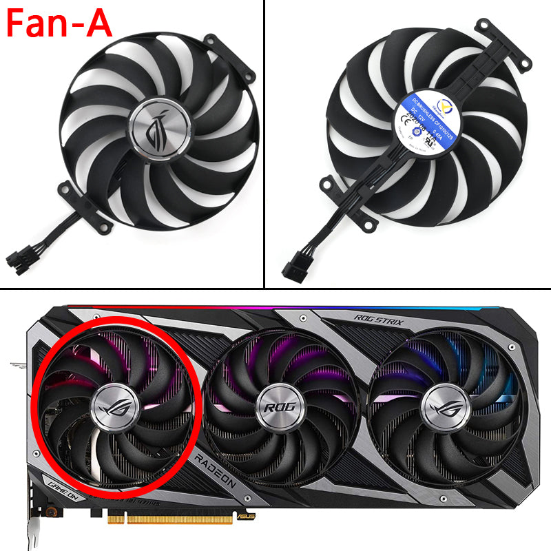 95mm Video Card Cooler Fan Replacement For ASUS ROG Strix RTX 3080