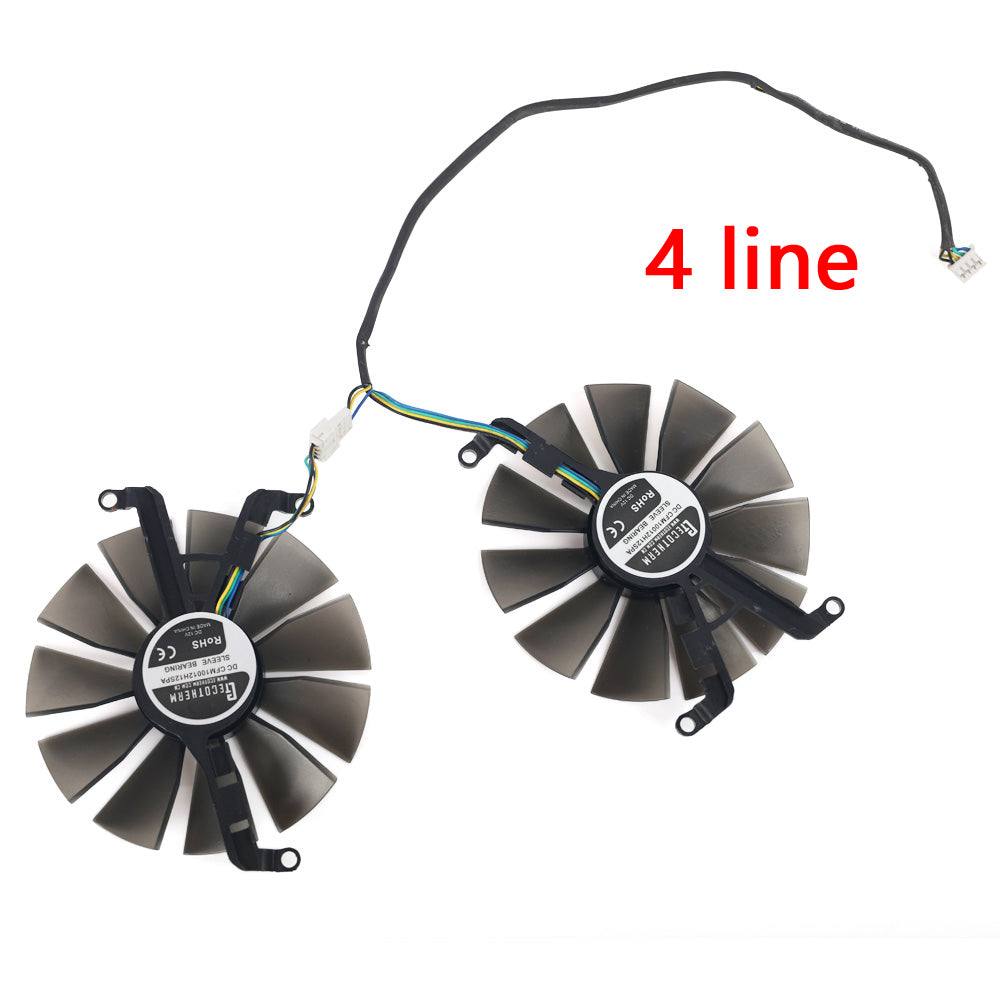 92MM CFM10012H12SPA 2/4 Wire Cooler Fan Replacement For MAXSUN RX 570 580 GTX 1060 VERSION Graphics Video Card Cooling Fans