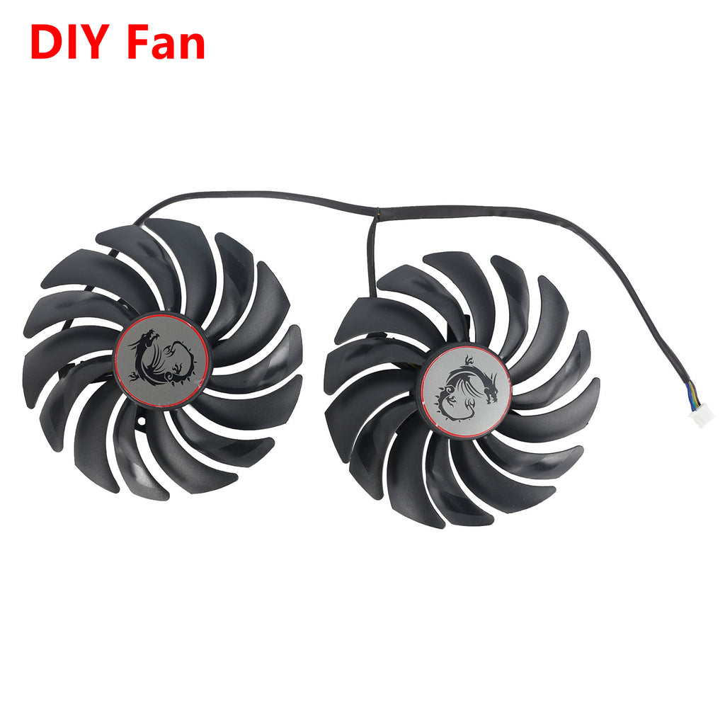 Original 95MM PLD10010S12H 12V 0.40A Video Card Fan For MSI Radeon RX 5700 5600 XT GAMING X Cooling Graphics Fan