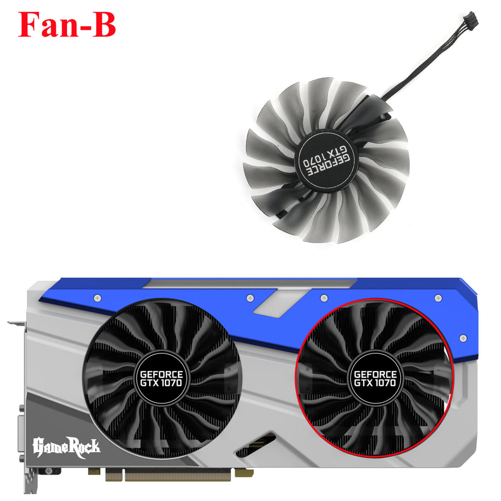 95mm GAA8S2U GTX 1070 Cooler Fan For EMTek Palit GTX1070 GameRock Premium Edition Graphics Card GPU cooling Fan