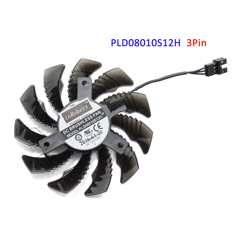 75MM T128010SM PLD08010S12H 3pin GTX 970 Cooler Fan for Gigabyte GV-N970WF3OC-4GD GTX970 Graphics Video Card Cooling Fan