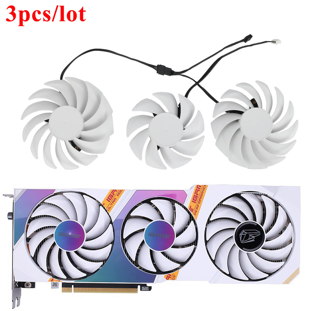 88MM 4Pin Cooler Fan Replacement For Colorful GeForce RTX 3060 Ti 3070 3080 iGame Graphics Video Card Cooling Fans