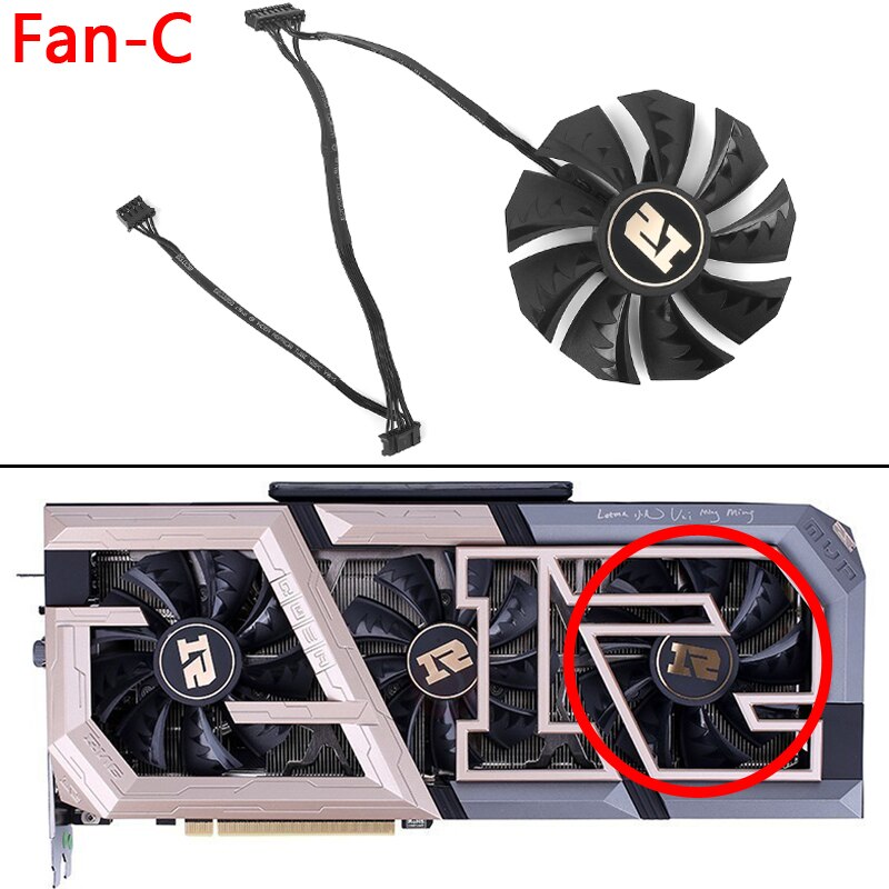 85MM PLA09215B12H Cooler Fan Replacement For COLORFUL iGame GeForce RTX 2080Ti RNG Edition GDDR6 11G Graphics Video Card
