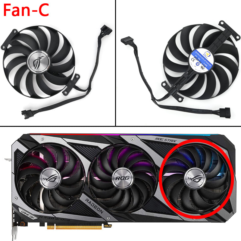 95mm Video Card Cooler Fan Replacement For ASUS ROG Strix RTX 3070 Ti 3070TI RTX3070 8G GAMING Graphics Card Cooling