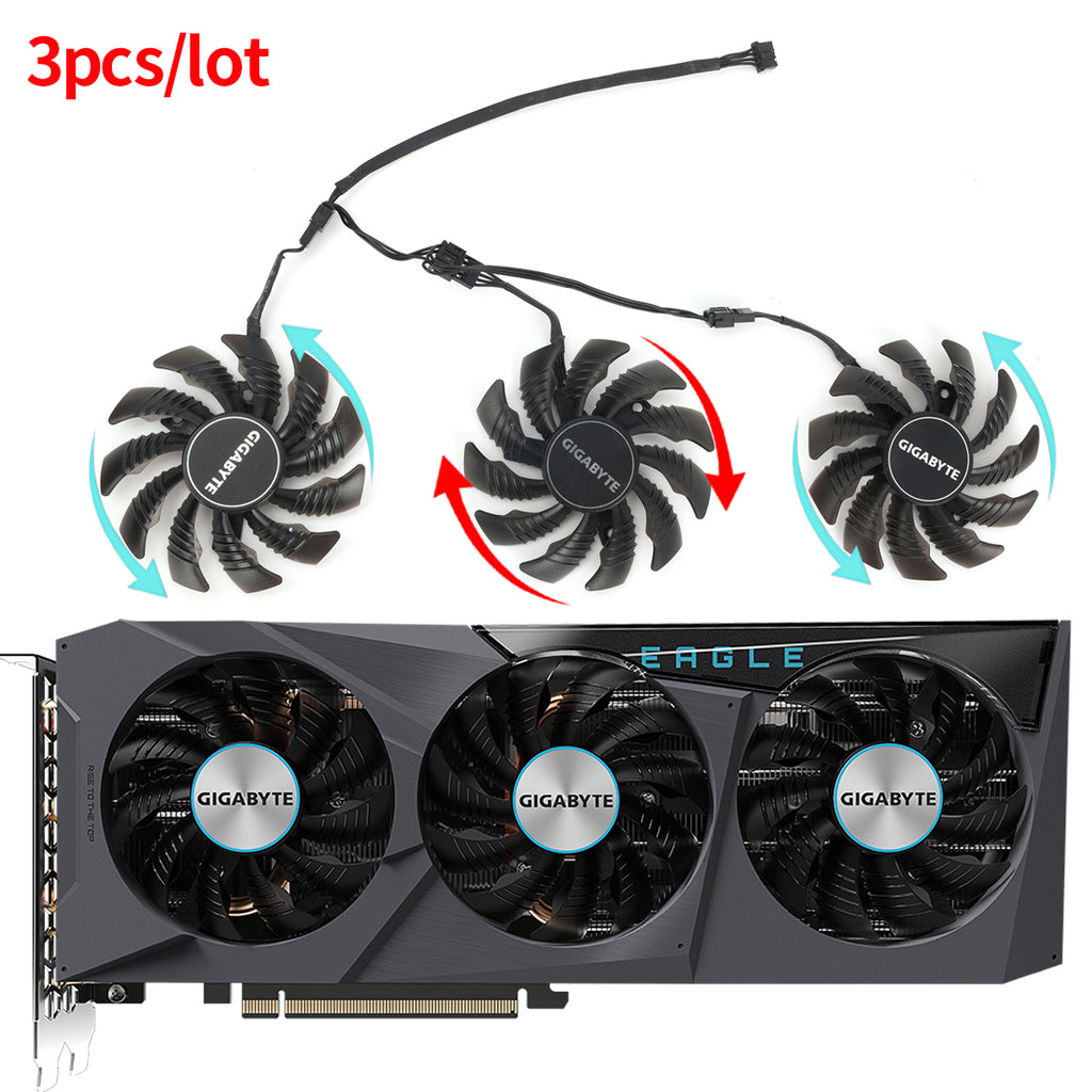 78MM Cooler Replacement Fan for Gigabyte GeForce RTX 3060 3070 Gaming RTX 3060Ti 3070Ti Eagle Cooling Graphics Fan PLD08010S12HH