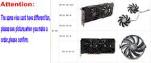 Load image into Gallery viewer, 85MM FDC10H12S9-C 0.35AMP 4Pin Cooling Fan Replacement For XFX RX 470 470D 480 460 RX480 RX380X R9 270A Graphics Card Cooling