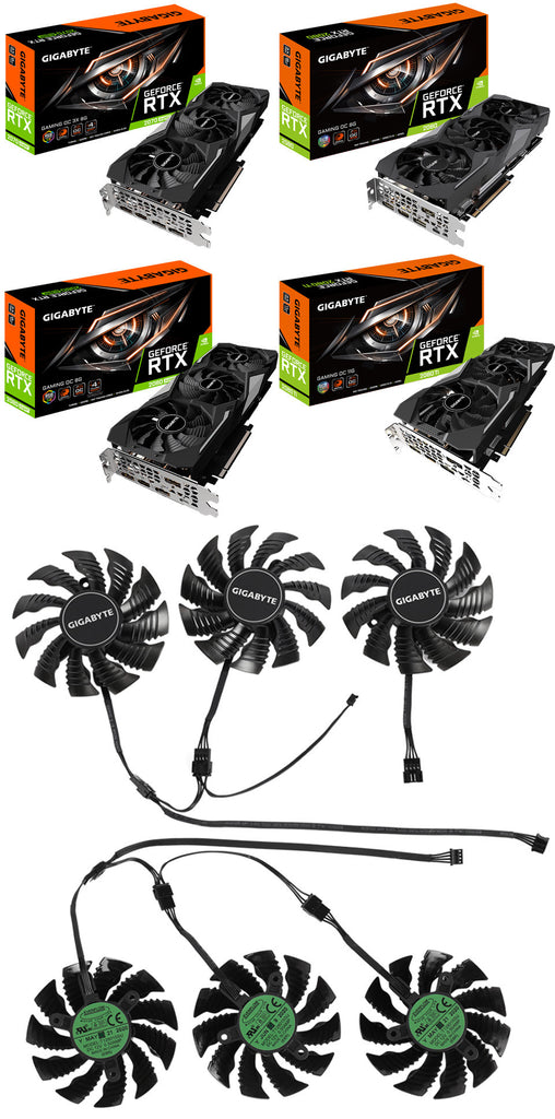 82MM T128015SU Cooler Fan Replacement For Gigabyte GeForce RTX 2070 2080 SUPER Gaming RTX 2080Ti Graphics Video Cards Fans