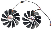 Load image into Gallery viewer, NEW 2PCS 95MM 4PIN FDC10U12S9-C RX 5600XT 5700XT RX580 GPU Cooling Fan For XFX Radeon RX 5600 5700 XT RAW II Graphic Cards Fans