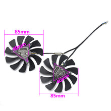 Load image into Gallery viewer, 85MM HA9010H12F-Z Graphics Card Cooling Fan For Palit P-106-100 MSI GTX 1060 INNO3D GTX 1060Video Card Fan