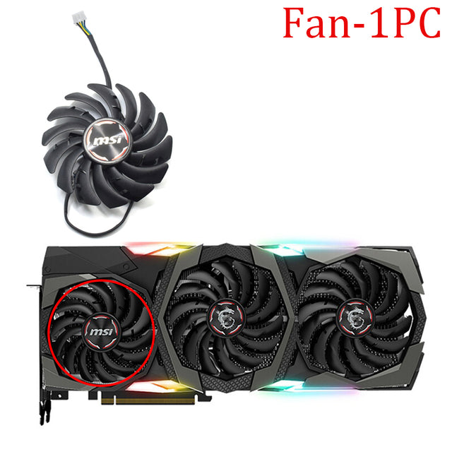 95MM PLD10010B12HH 85MM PLD09210B12HH Video Card Fan For MSI GeForce RTX 2080 2080Ti GAMING X TRIO Graphics Card Cooling Fan