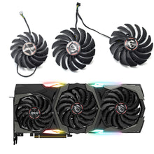Load image into Gallery viewer, 95MM PLD10010B12HH 85MM PLD09210B12HH Video Card Fan For MSI GeForce RTX 2080 2080Ti GAMING X TRIO Graphics Card Cooling Fan