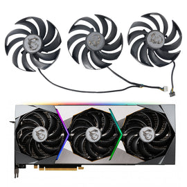 95MM PLD10010B12HH Video Card Fan For MSI GeForce RTX 3070 3080 3090 3070Ti 3080 Ti 3090Ti  Graphics Card Replacement Cooling Fan