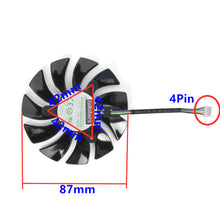 Cargar imagen en el visor de la galería, 87mm GA92S2UVideo Card Fan For ZOTAC GAMING RTX 2070 2080 Ti Graphics Card Cooling Fan