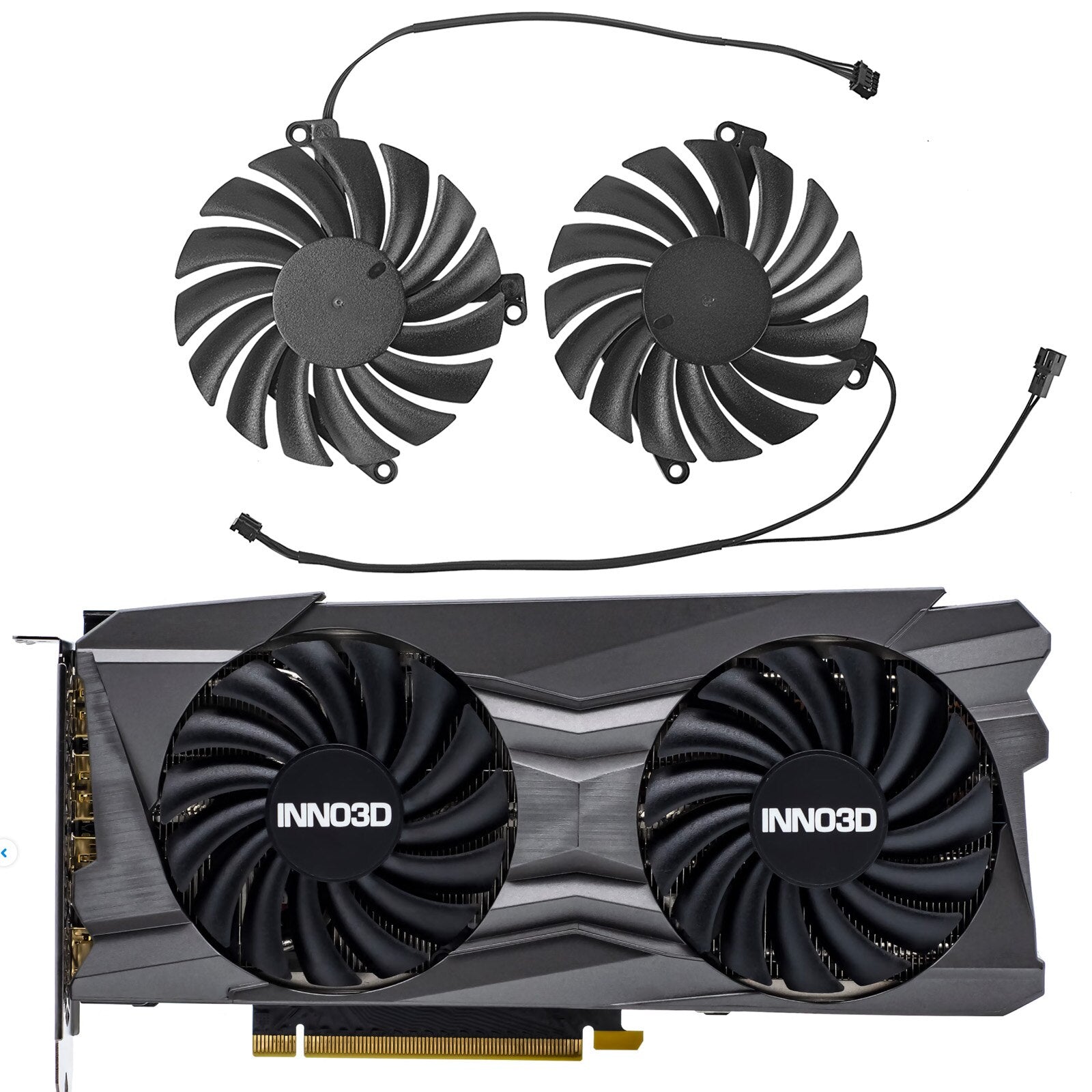 Video Card Fan Replacement For INNO3D GeForce RTX 3070 TWIN X2 OC