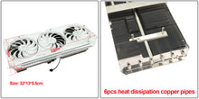 Load image into Gallery viewer, CF1010U12S Graphics Card Cooling Heat Sink For ASUS ROG STRIX RTX 3070 3080 3090 WHITE