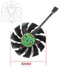 Load image into Gallery viewer, 82MM T128015SU Cooler Fan Replacement For Gigabyte GeForce RTX 2070 2080 SUPER Gaming RTX 2080Ti Graphics Video Cards Fans