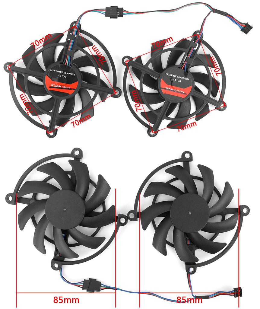 85MM GTX 1070 1060 Cooler Fan Replacement For Colorful GeForce GTX1070 GTX1060 Graphics Video Card Cooling Fans