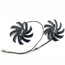 Load image into Gallery viewer, inRobert FD7010H12S 85mm Dual-X Fan for Sapphire HD7950 R9 270X 280X HD7870 HD7950 HD7850 HD6850 PNY NVIDIA GTX 1070 Graphics Card Cooling Fan