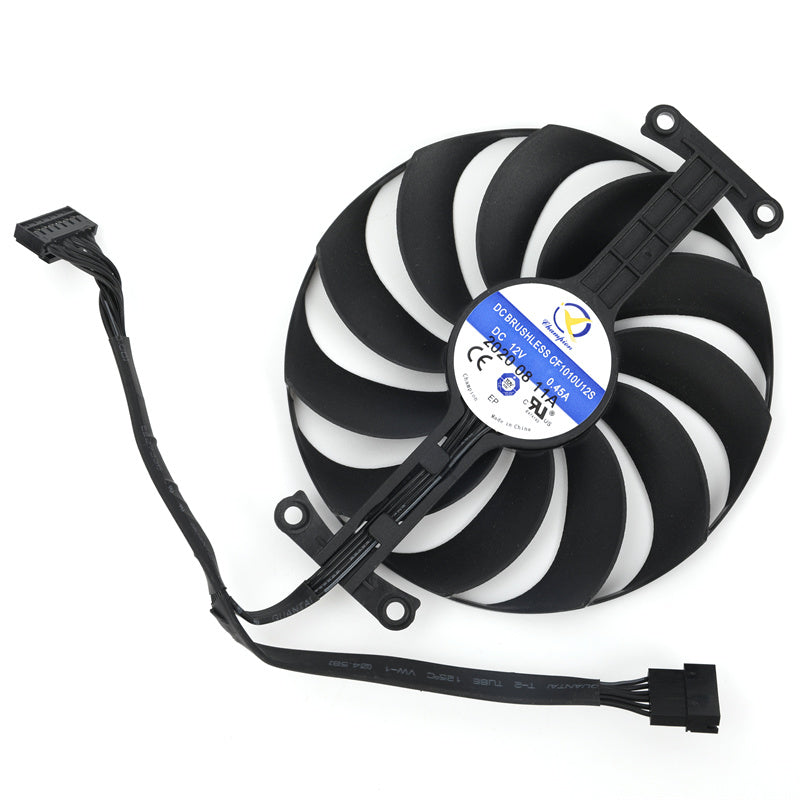 For XFX RX6800 6800XT 6900XT Repair Part Replacement CF1015U12D CF9015U12D  Graphics Card Cooling Fan Video Card Cooler Fan - AliExpress