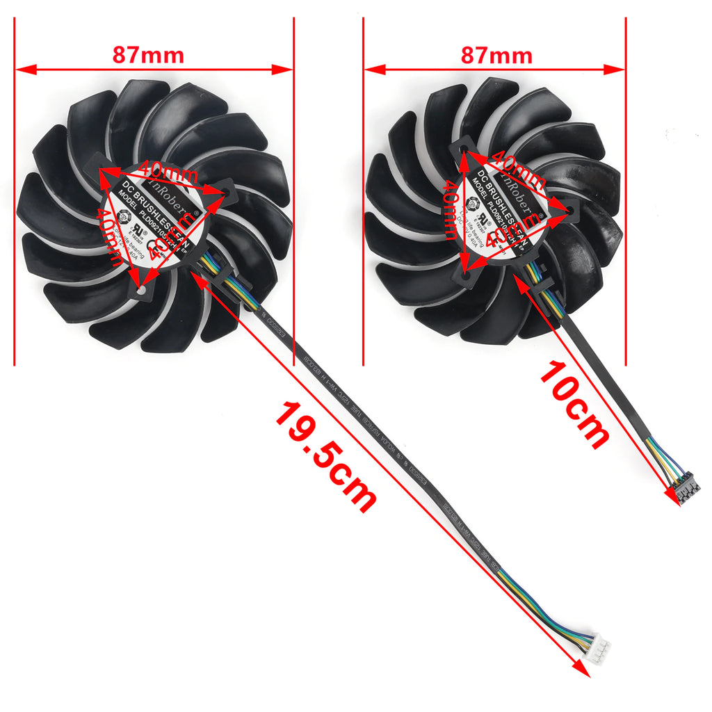 87MM PLD09210S12HH DC12V 4PIN RTX2070 graphics fan for MSI GeForce RTX 2060 2070 2080 Super VENTUS XS OC Graphics Card Fan