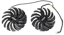 Load image into Gallery viewer, Original 95MM PLD10010S12H 12V 0.40A Video Card Fan For MSI Radeon RX 5700 5600 XT GAMING X Cooling Graphics Fan