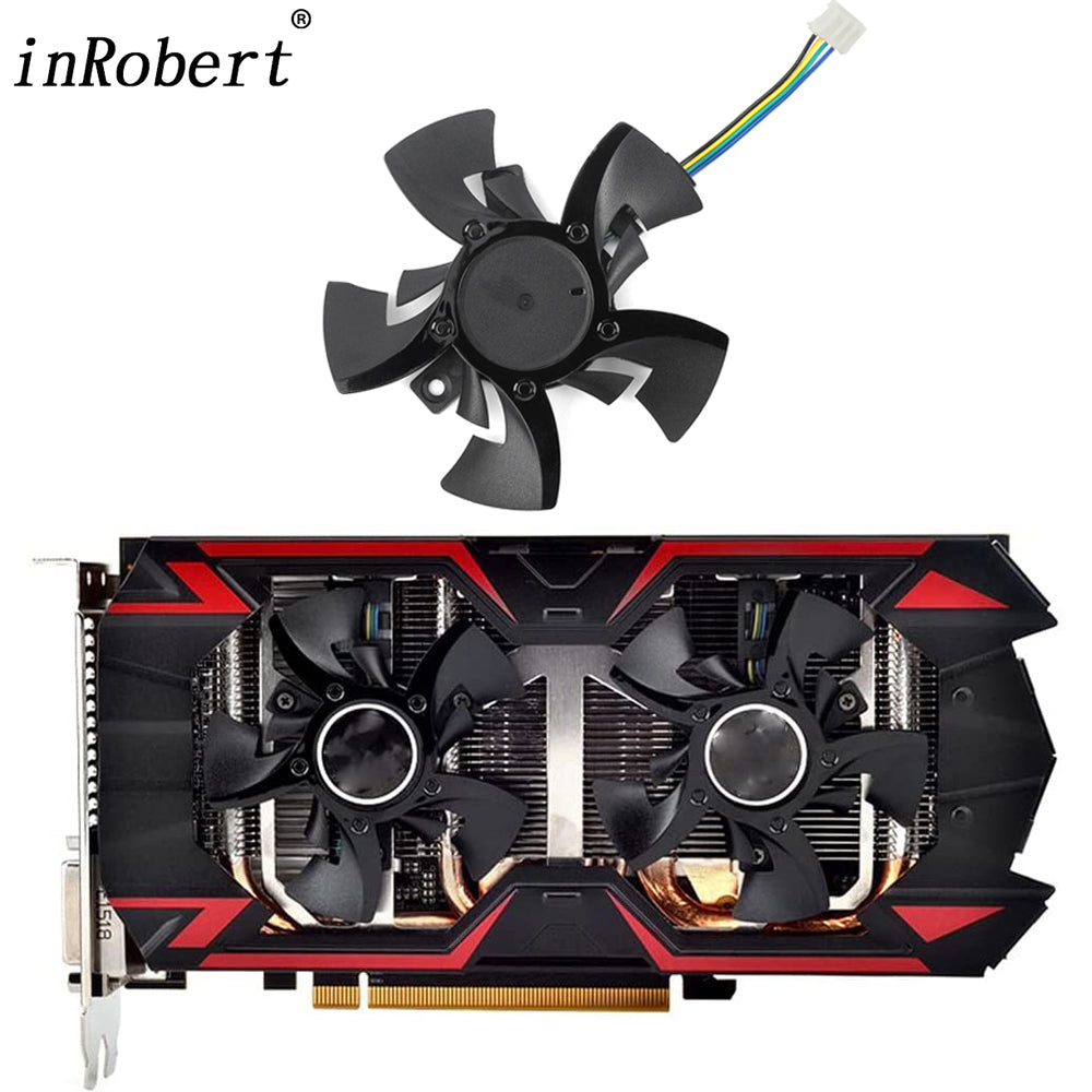 New 75MM GA81O2U Replacement Graphics Card Fan For DATALAND R9 285 2GB R9 380 4GB Graphics Video Cards Cooling