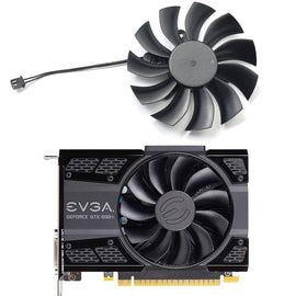 85mm PLA09215S12L 2pin GTX 1050 Ti Video Card Fan for EVGA GTX 1050 Ti Graphic Card