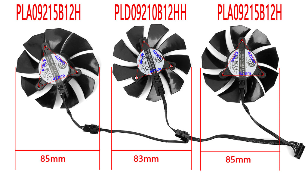 85MM PLA09215B12H Cooler Fan Replacement For COLORFUL iGame GeForce RTX 2080Ti RNG Edition GDDR6 11G Graphics Video Card