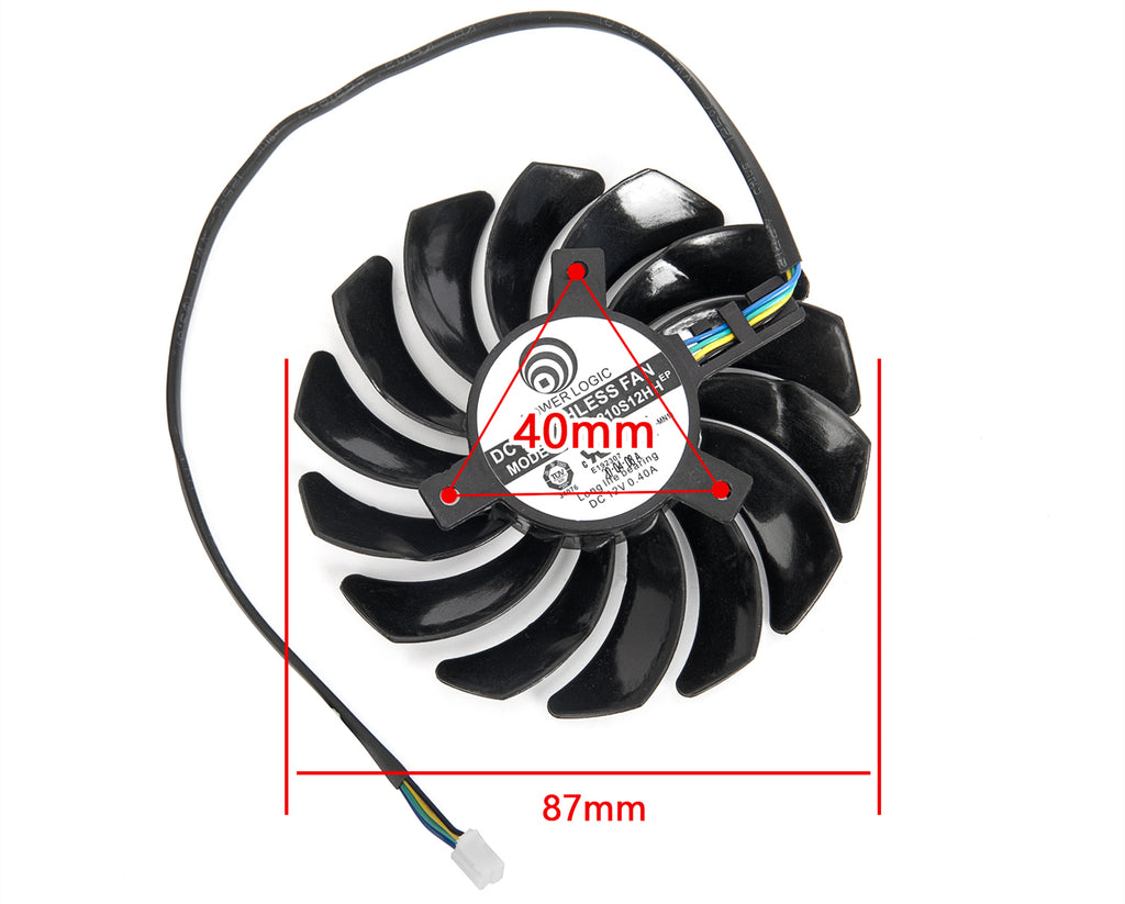 87MM PLD09210S12HH DC12V 4PIN RTX2070 graphics fan for MSI GeForce RTX 2060 2070 2080 Super VENTUS XS OC Graphics Card Fan