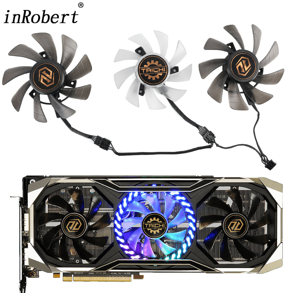 85MM T129215BU T128015BU DC12V 4Pin Graphics fan for ASRock Radeon RX 5700  XT Taichi X 8G OC+ Graphics Video Cards Cooling