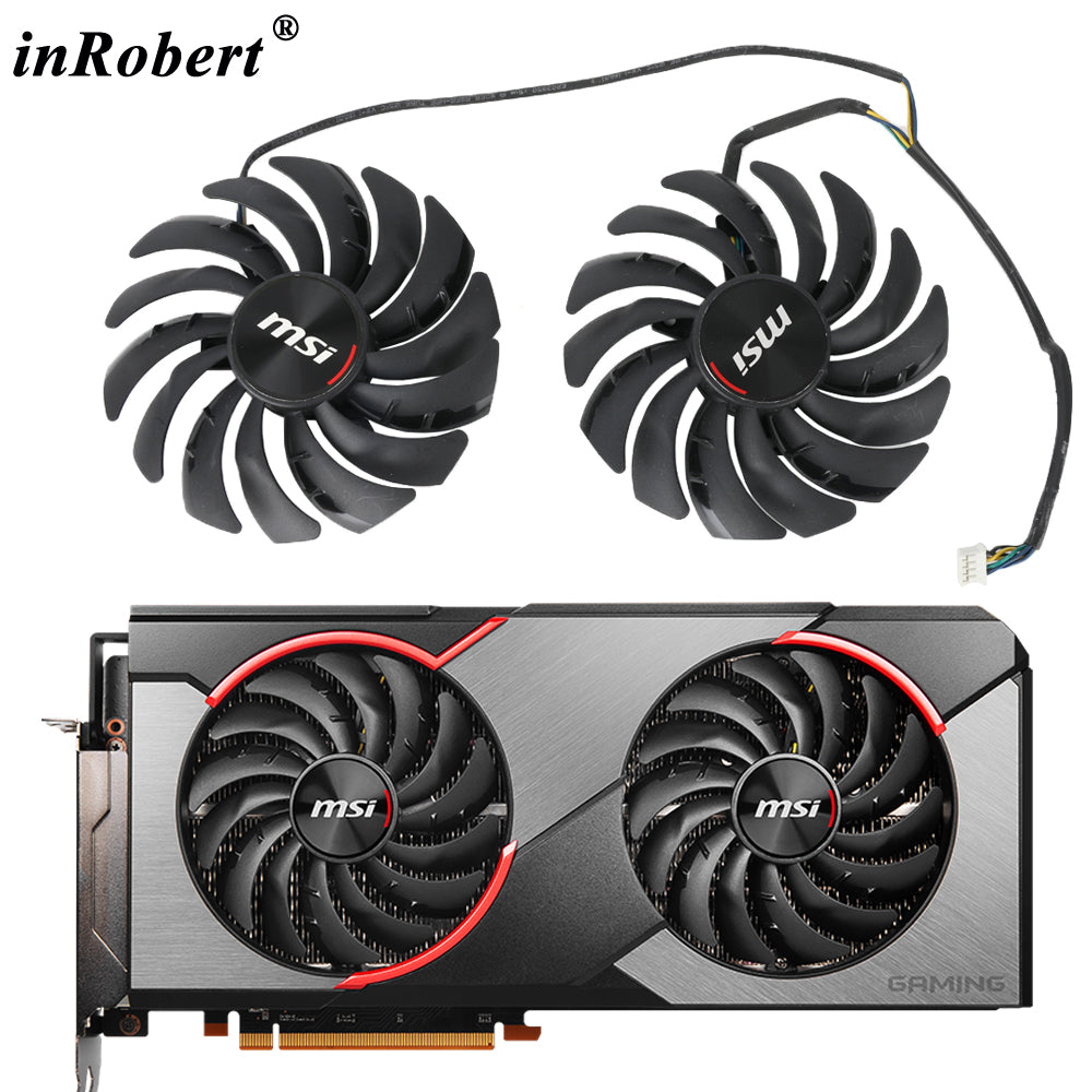 Original 95MM PLD10010S12H 12V 0.40A Video Card Fan For MSI Radeon RX 5700 5600 XT GAMING X Cooling Graphics Fan