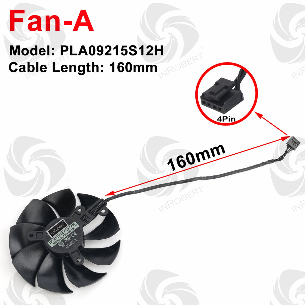 87mm PLA09215S12H Fan Video Card For EVGA RTX 3070 3080 3090 XC3 BLACK GAMING RTX 3080 Ti XC3 GAMING Cooling Graphics Fan