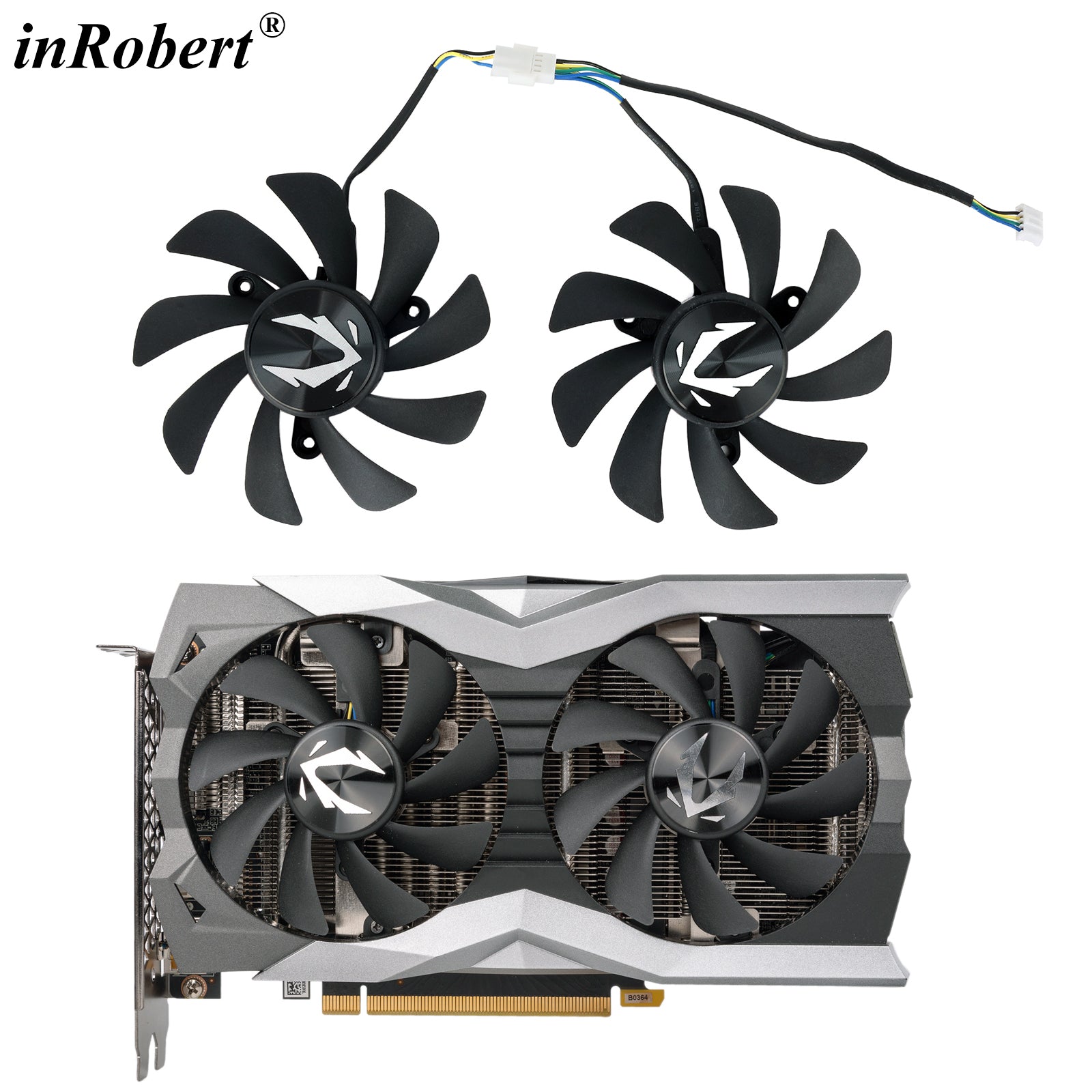 87MM CF9015H12S 12V 0.4A 4Pin RTX2060 Replacement Graphics Card
